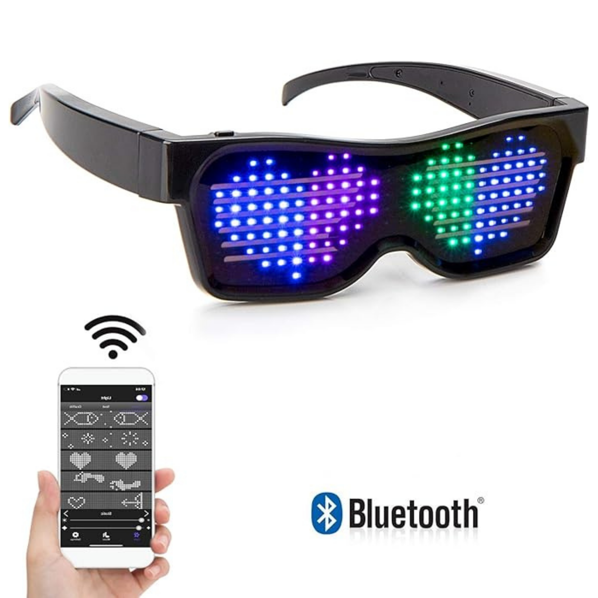 LED Glasses with App