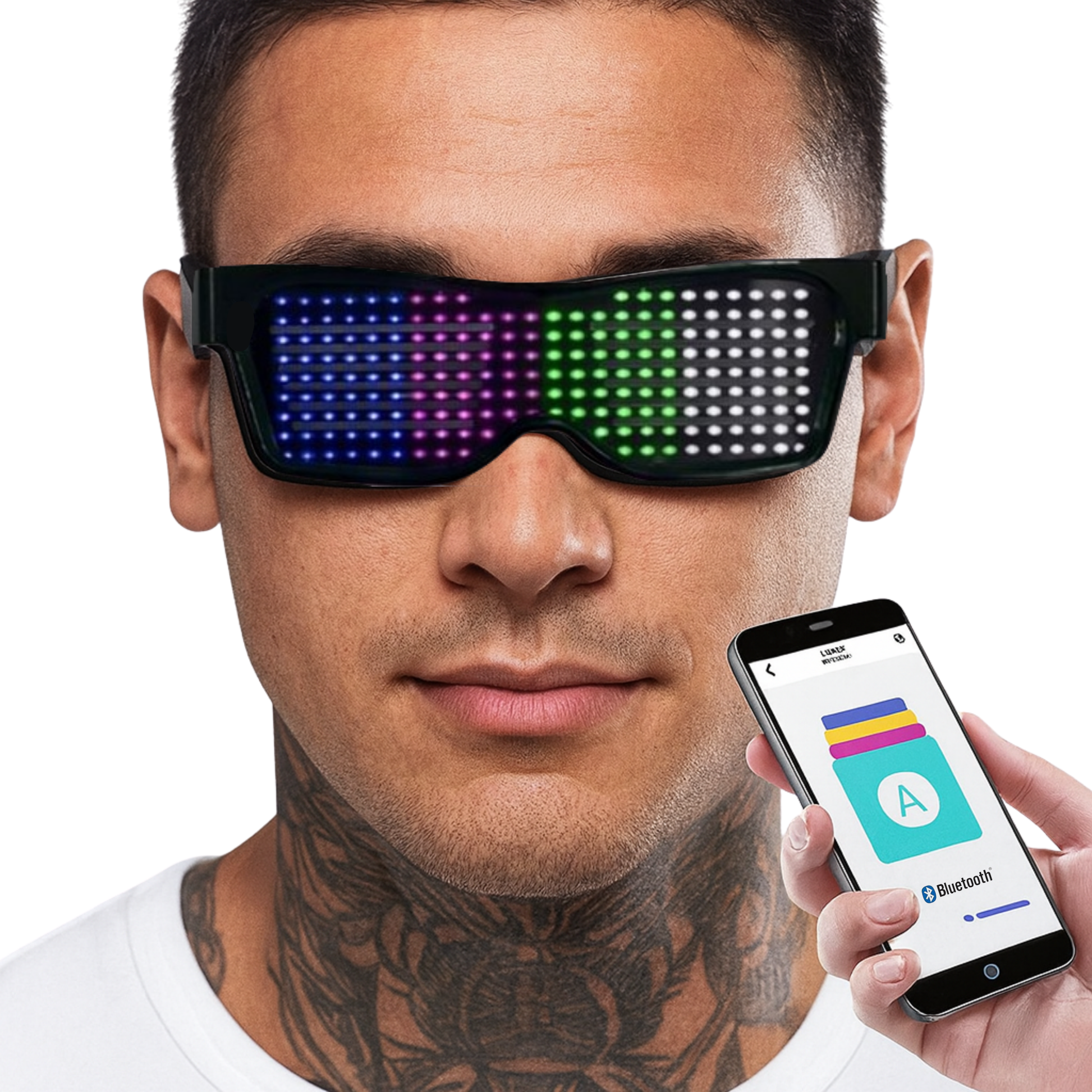 LED Glasses with App