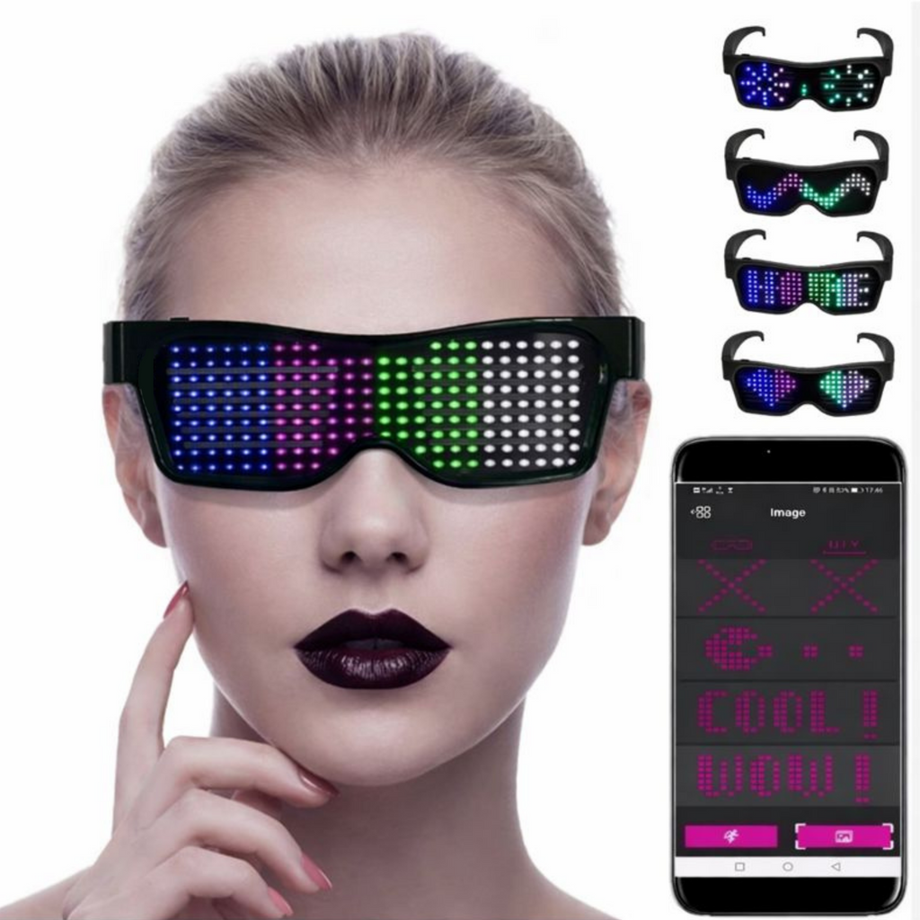LED Glasses with App