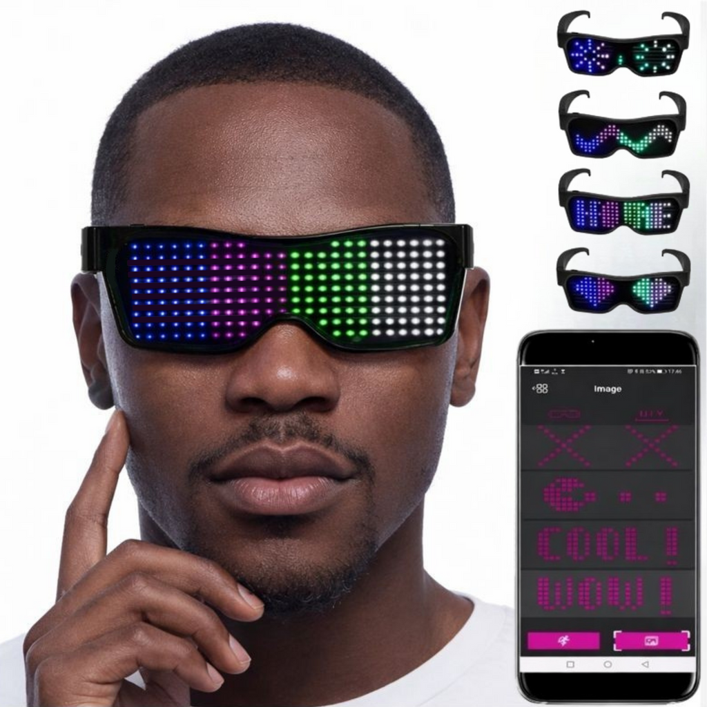 LED Glasses with App