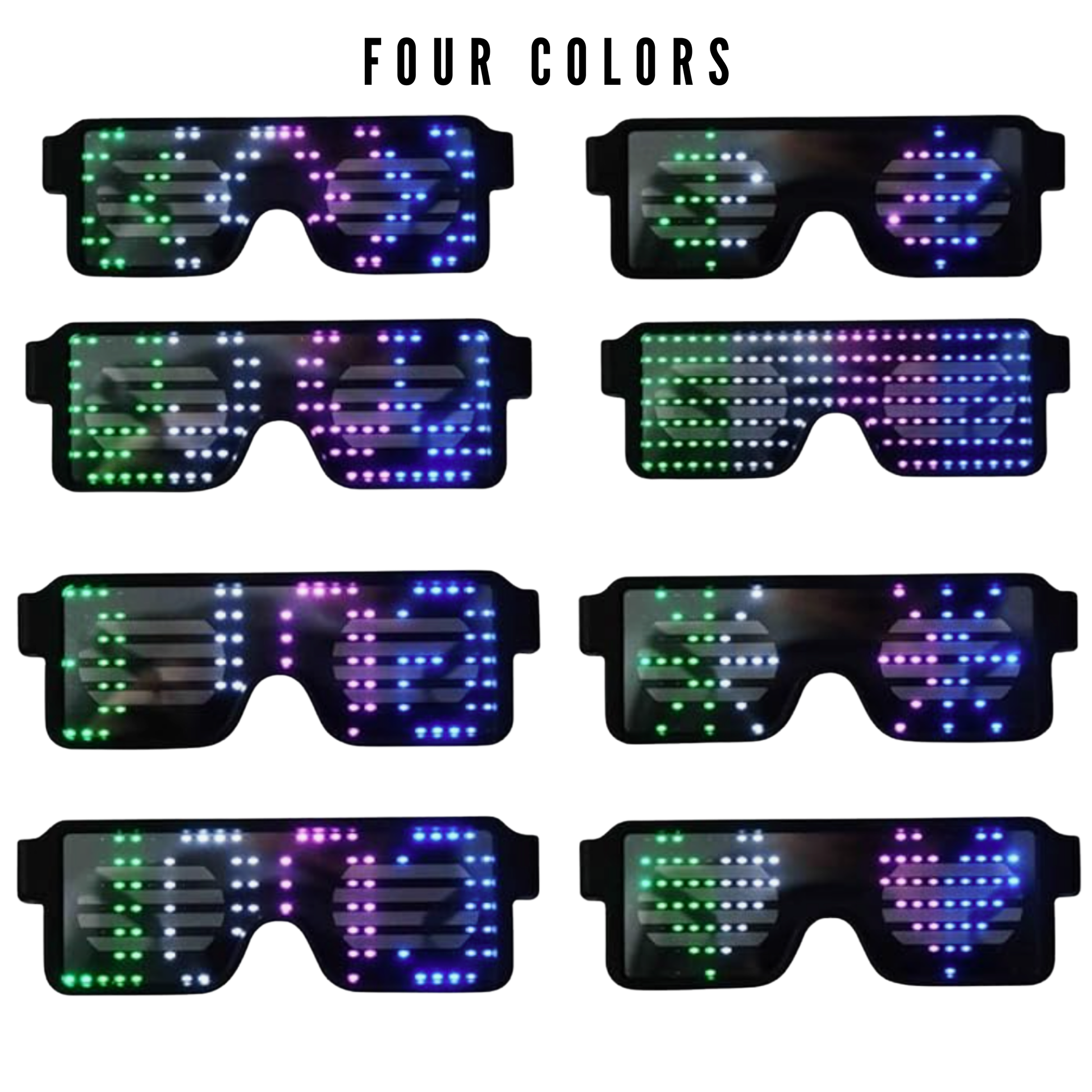 LED Glasses with App