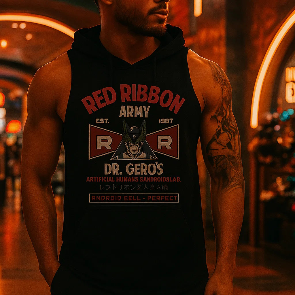 Sleeveless Vest with Hood