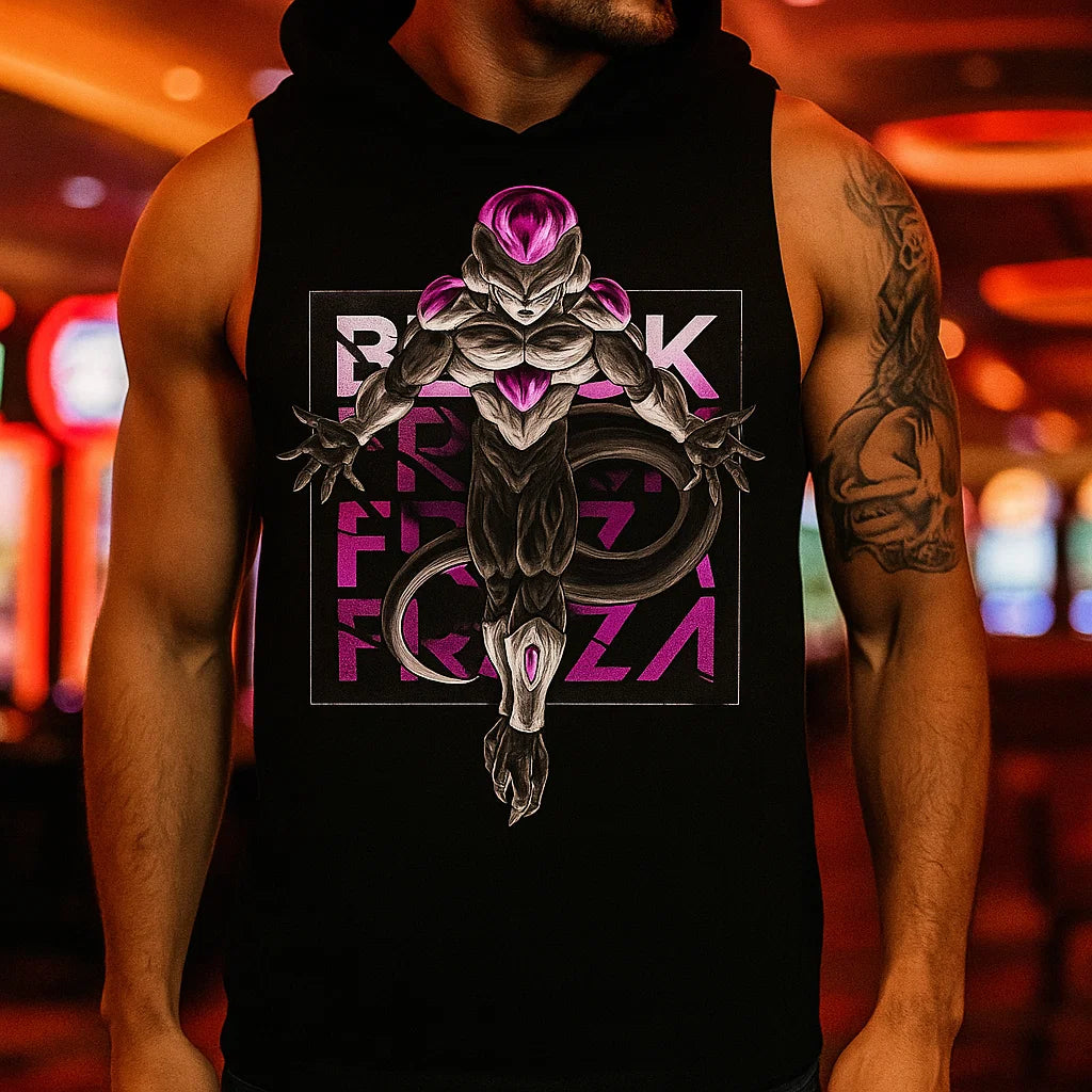 Sleeveless Vest with Hood