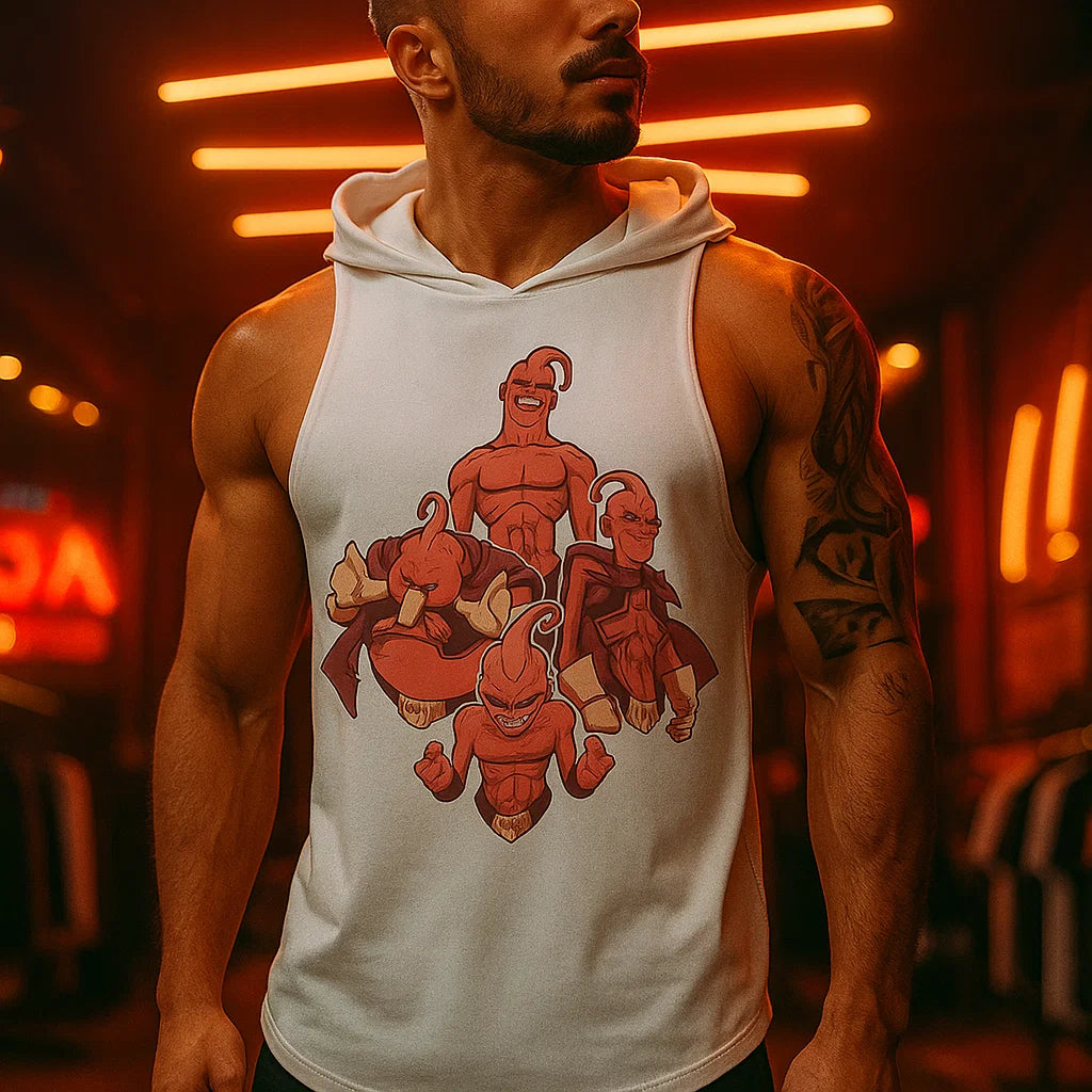 Sleeveless Vest with Hood