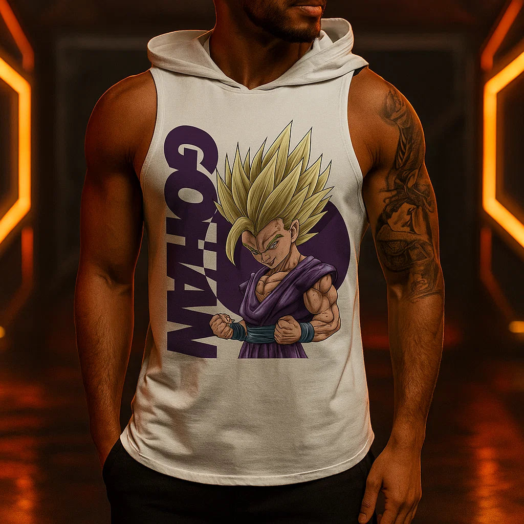 Sleeveless Vest with Hood