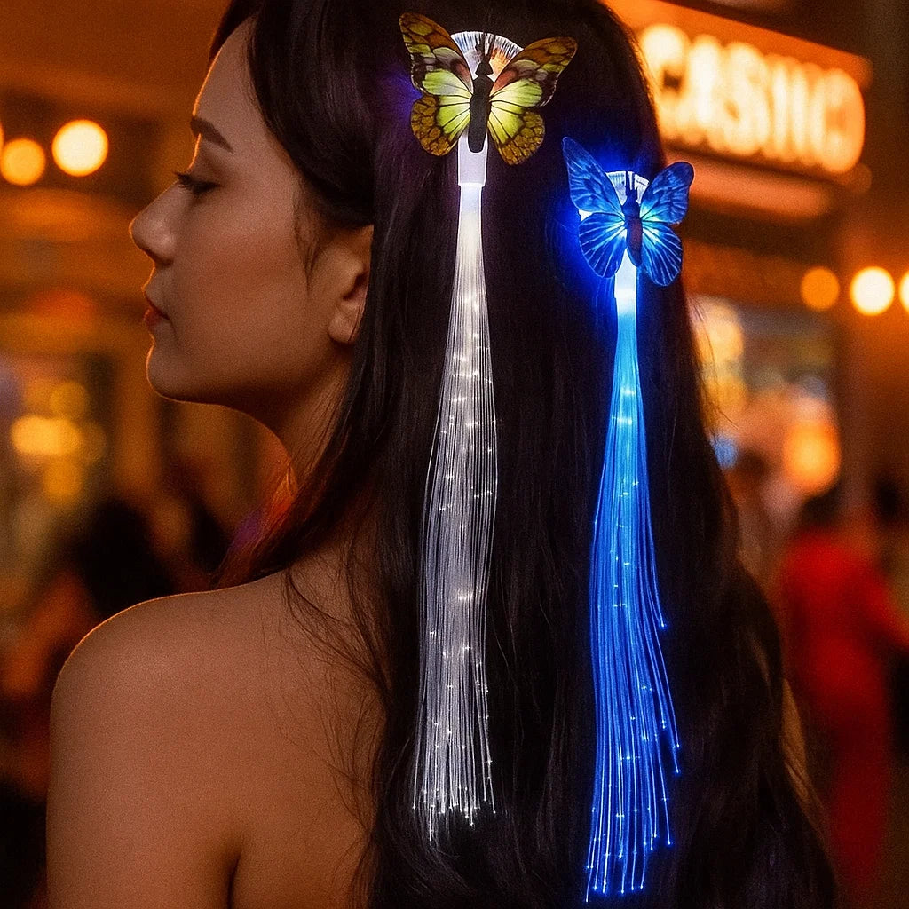LED Hair Clips