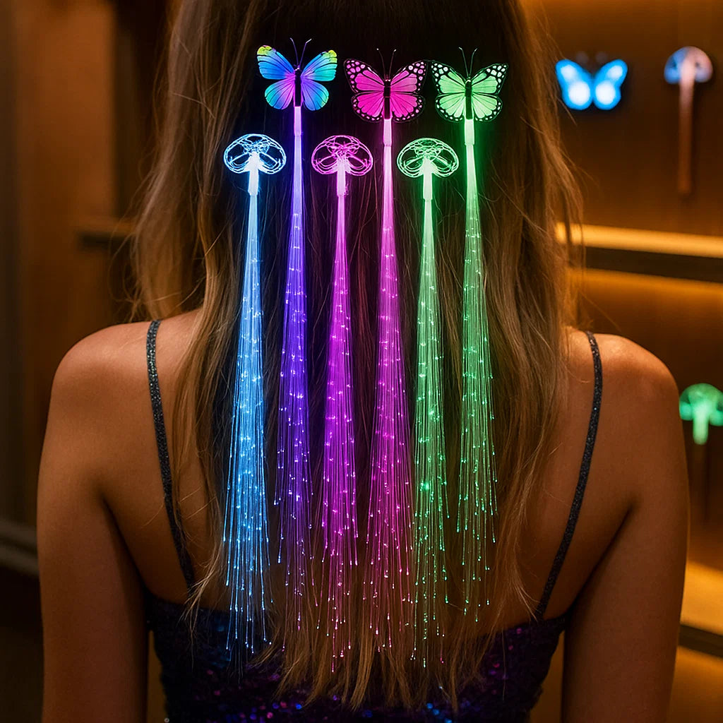 LED Hair Clips