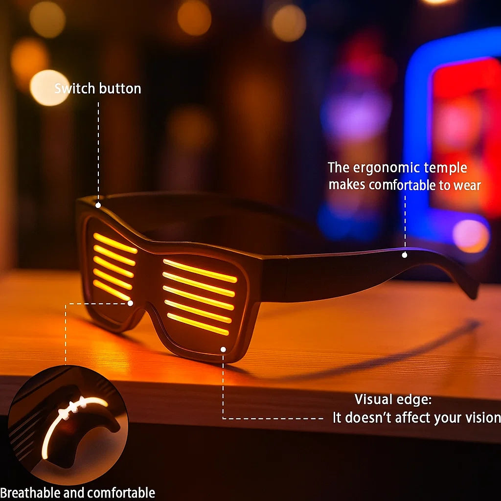 LED Glasses with App