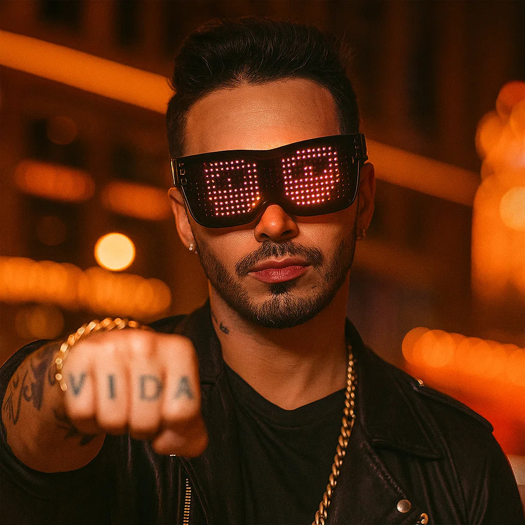 LED Glasses with App