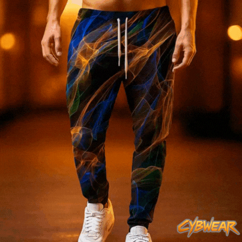 Rainbow Smoke Joggers