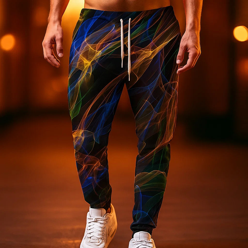 Rainbow Smoke Joggers