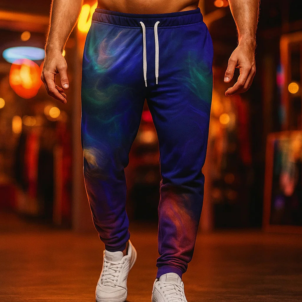 Rainbow Smoke Joggers