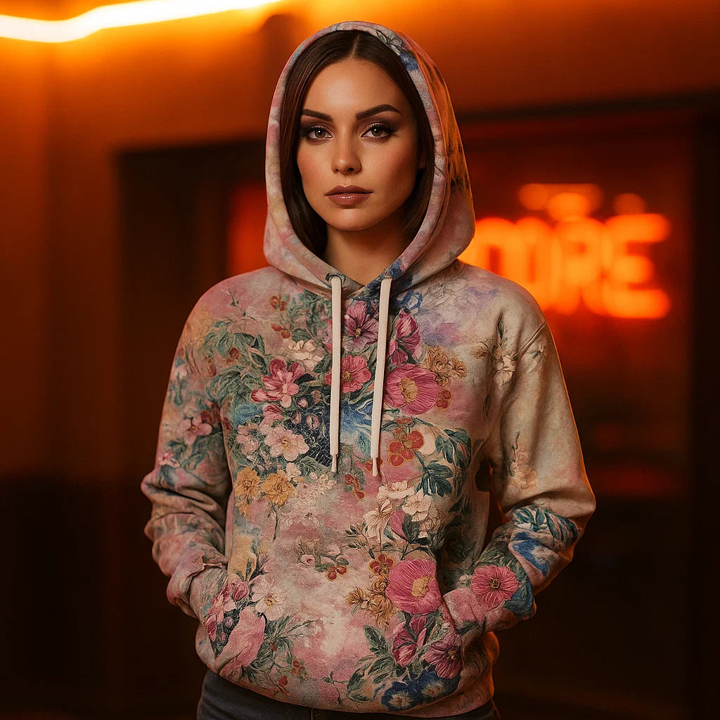 Floral Hoodie