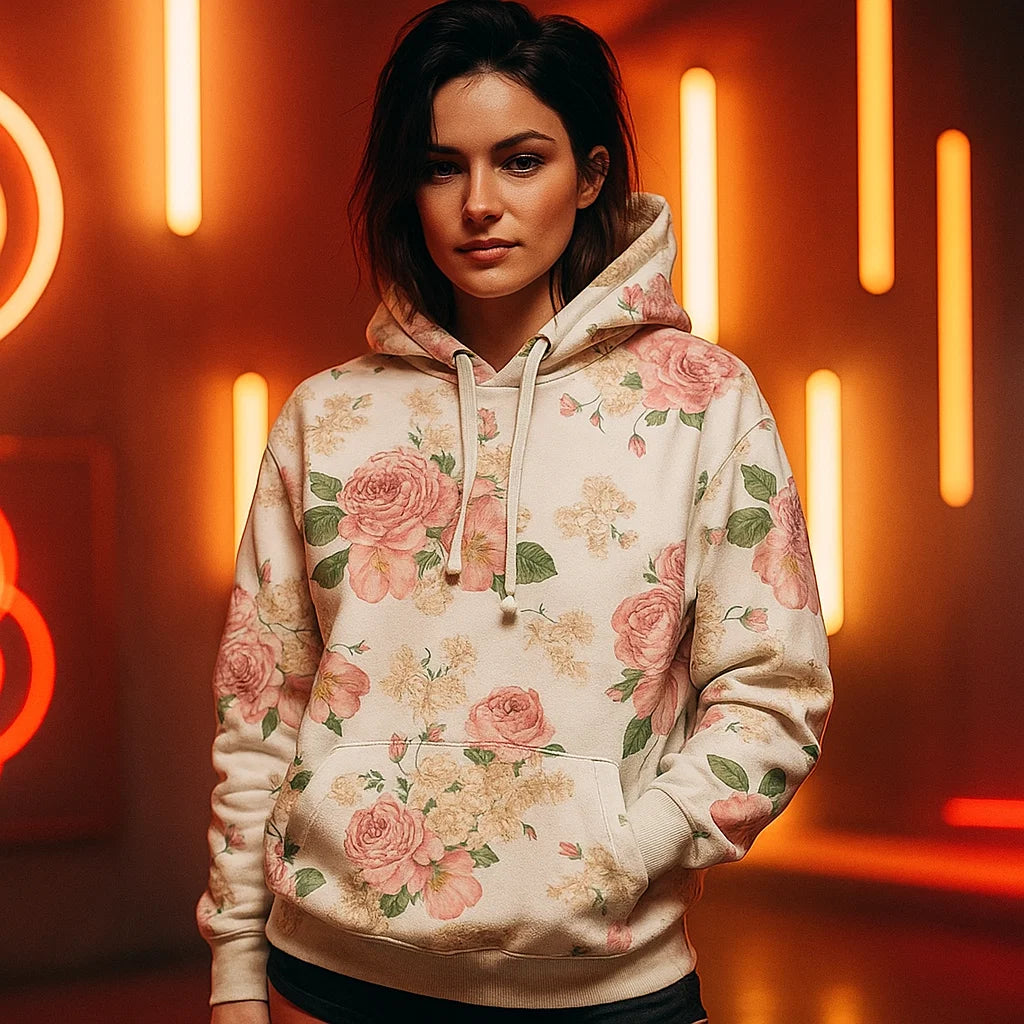 Floral Hoodie