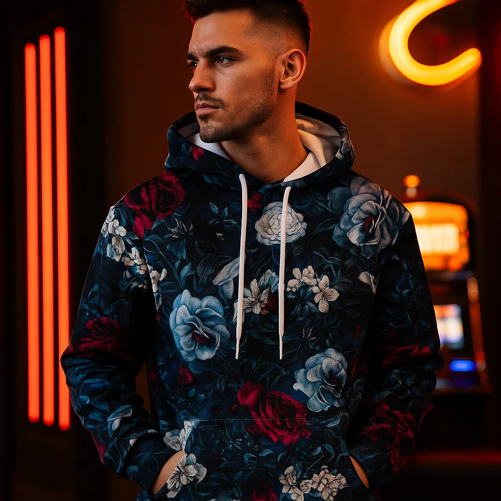 Floral Hoodie