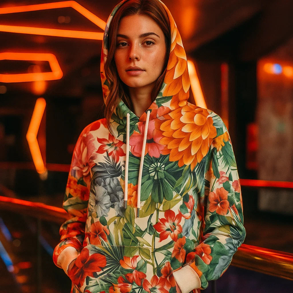 Floral Hoodie