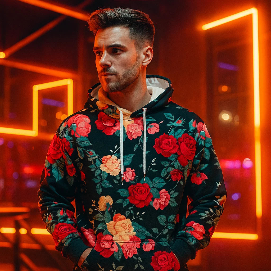 Floral Hoodie