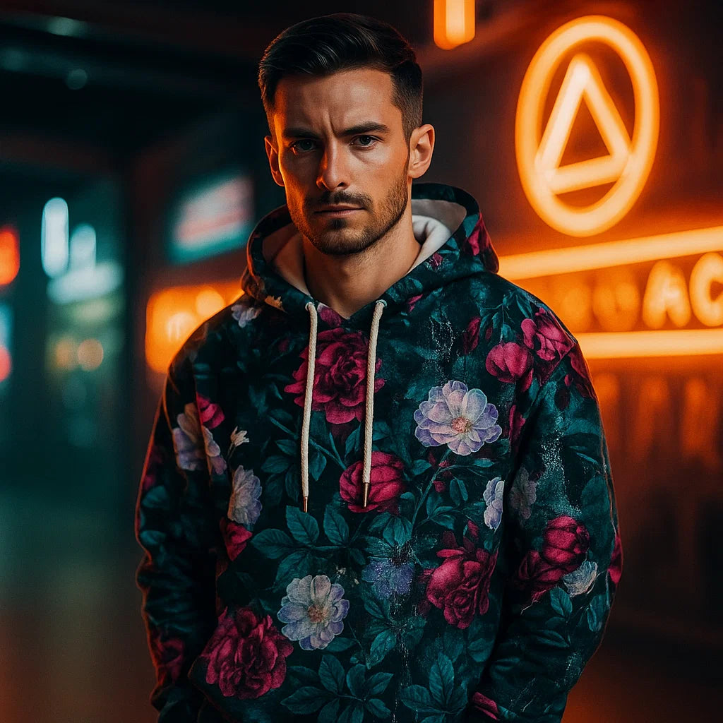 Floral Hoodie
