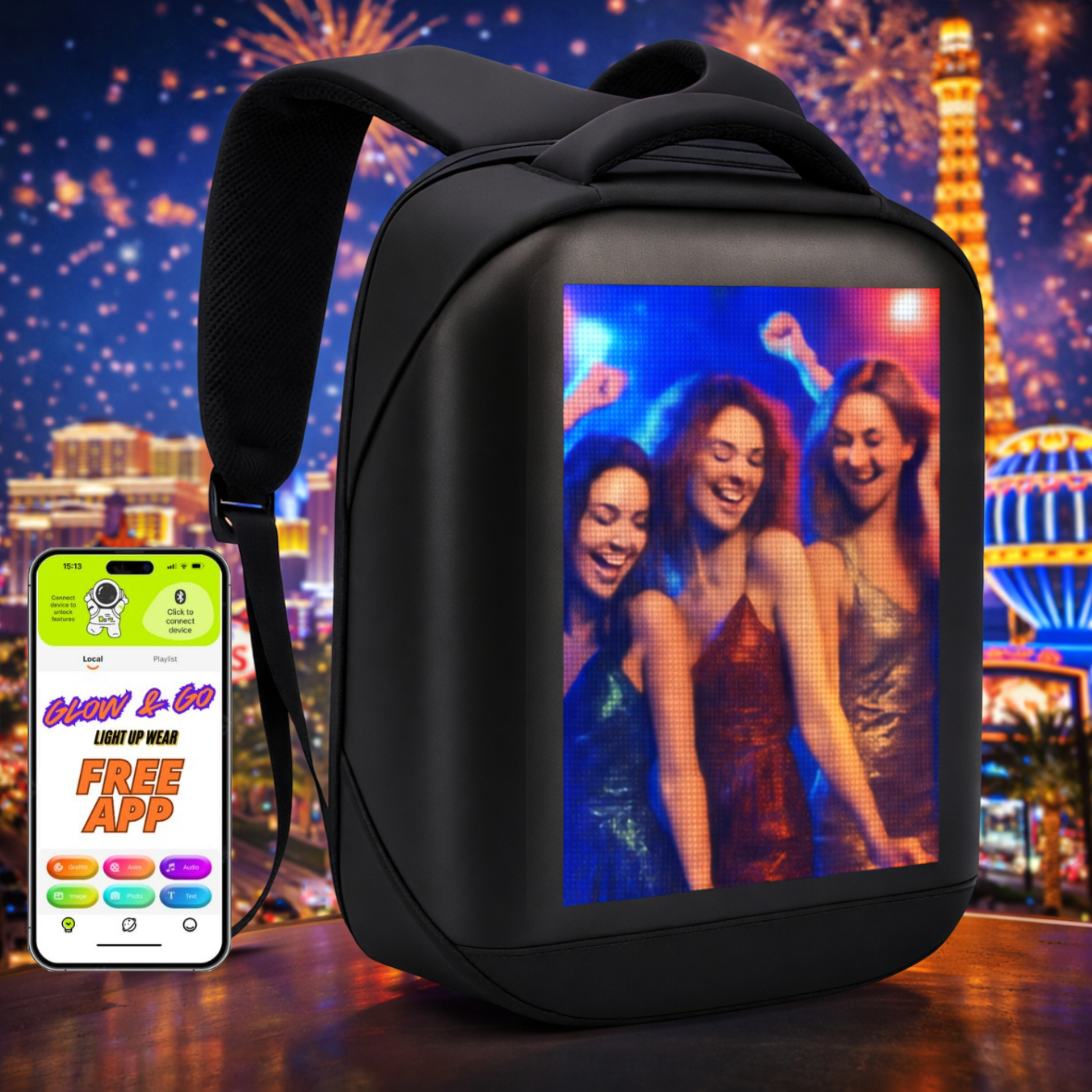 LED Big Backpack