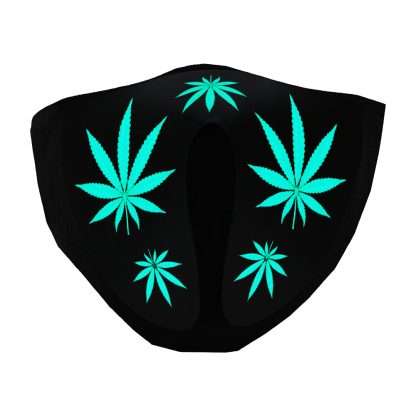 Sound-Activated LED Face Mask - Weed