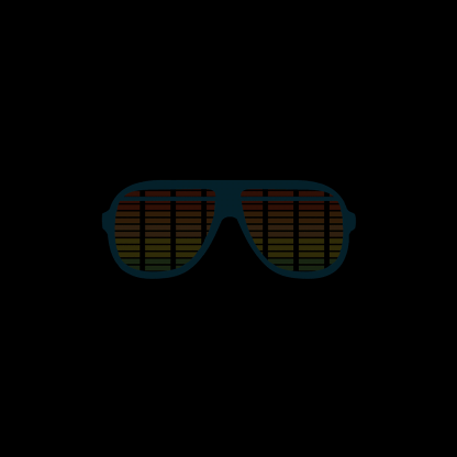 Sound-Activated LED Cap - Glasses - Image 2