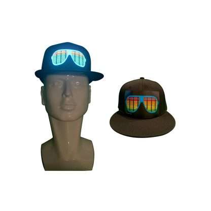 Sound-Activated LED Cap - Glasses - Image 3